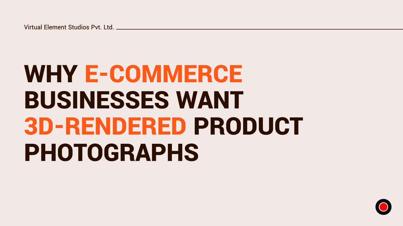 3D Rendered Product Photographs